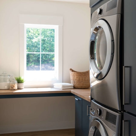 remodeled laundry room